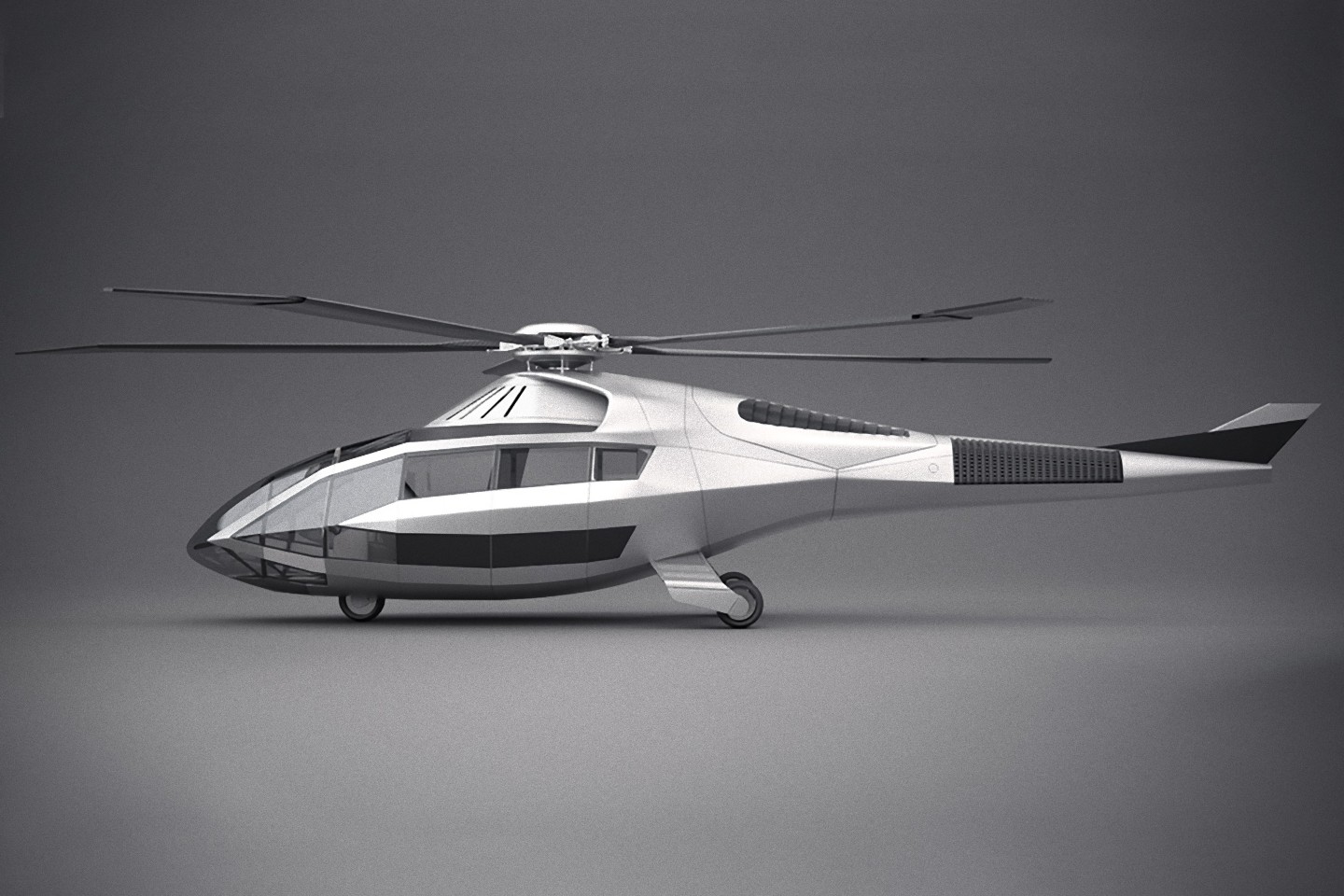 ヘリコプターの未来を示唆する、ARとAIを駆使したコンセプトモデル 