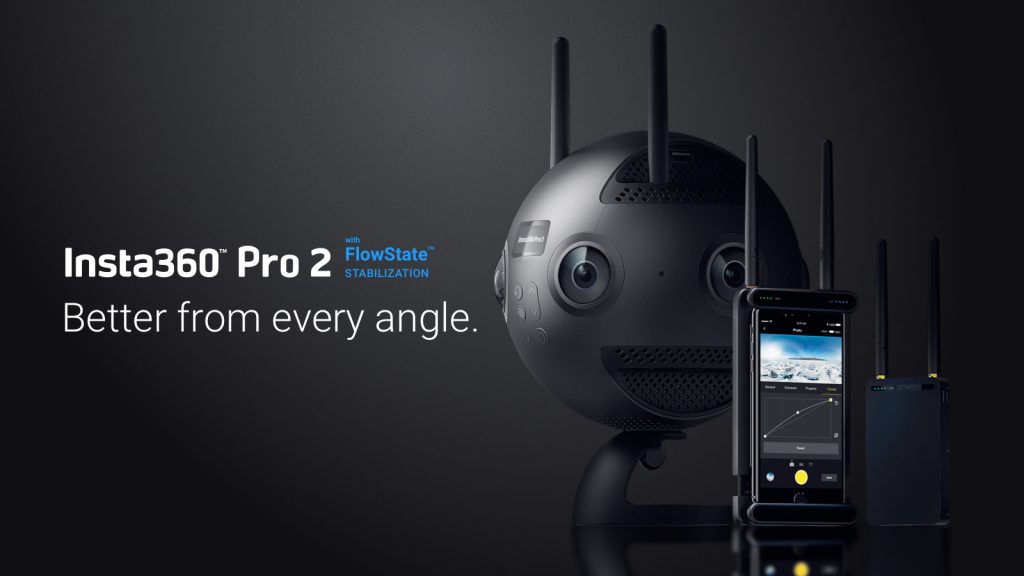 8Kで360°動画撮影できるプロ向けVRカメラ 「Insta360 Pro 2」が登場