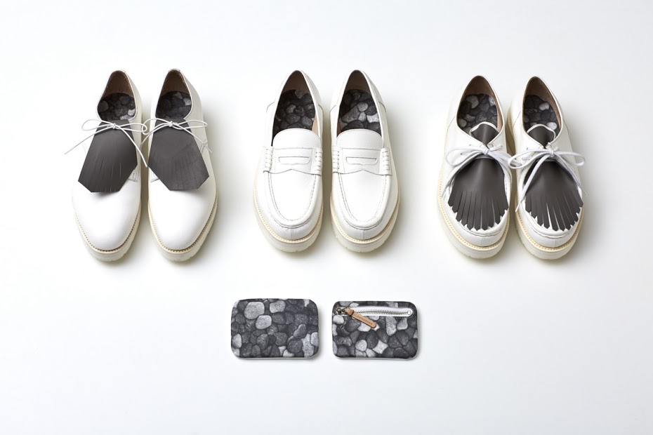 「H.KATSUKAWA」から純白のピッグスキンを使用した 靴の