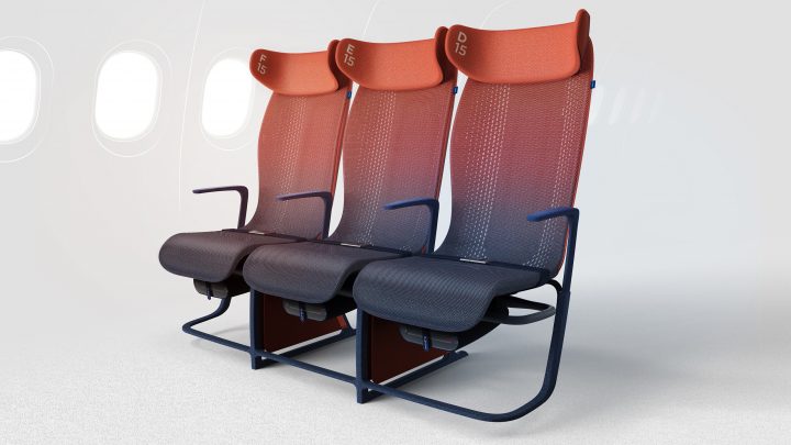 Airbus向けの旅客機シートのプロトタイプ「Move」 エコノミークラスのフライト体験価値の向上を目指す