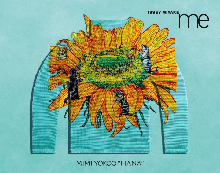 me ISSEY MIYAKEとアーティスト 横尾美美がコラボ 第2弾コレクション「MIMI YOKOO “HANA”」が新登場