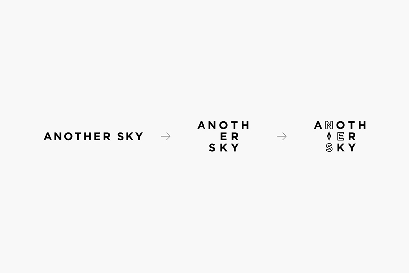Nendoによるanother Sky Iiの新ロゴデザイン 佐藤オオキ Logotype Autumn Blue