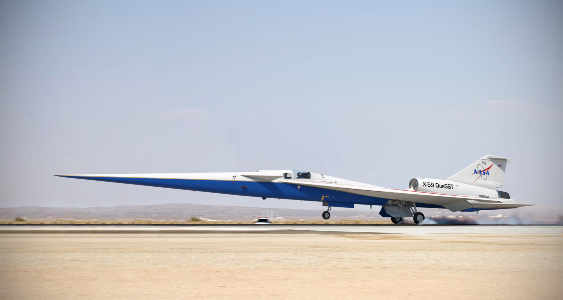 NASAが開発中の超音速航空機「X-59」 試験飛行に向けて開発の最終段階 
